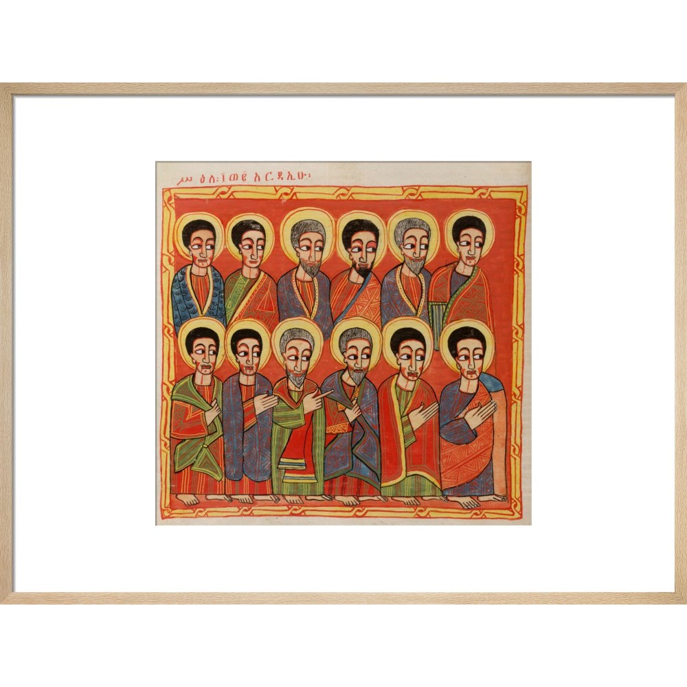 The Twelve Apostles print in natural frame