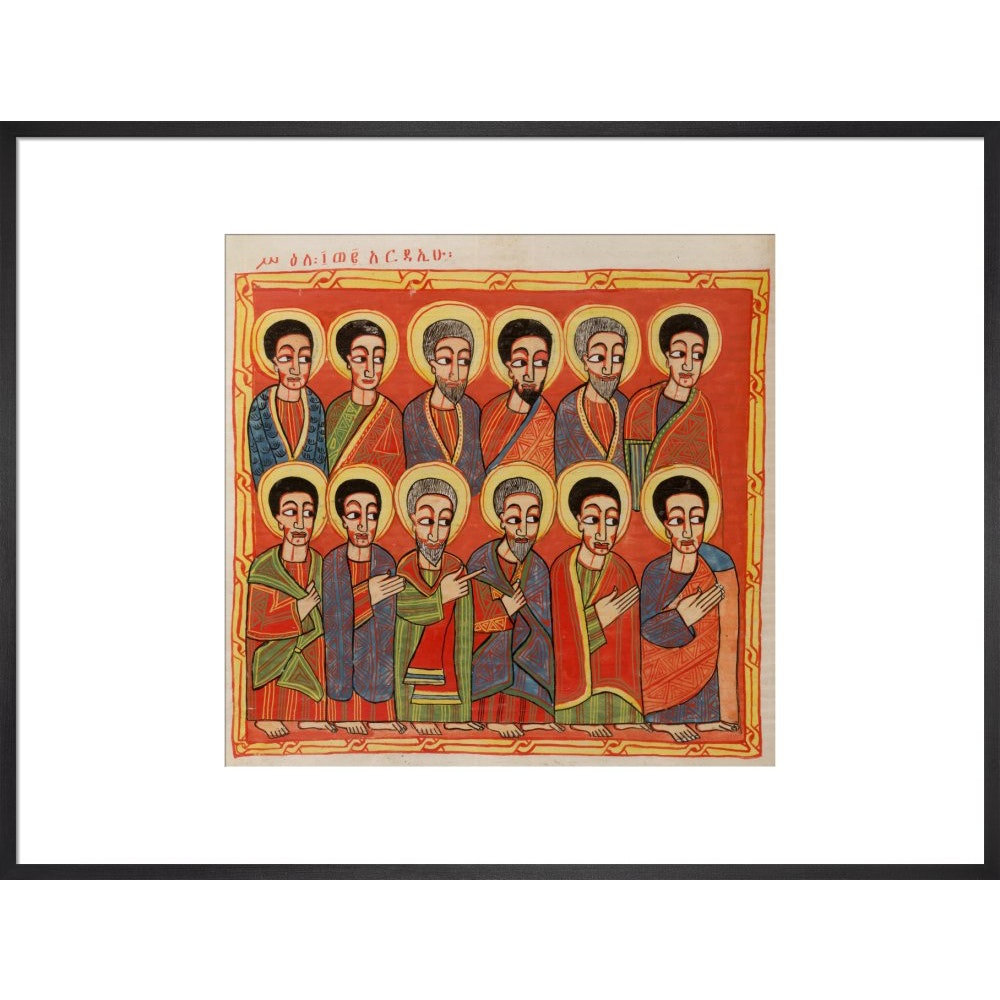 The Twelve Apostles print in black frame