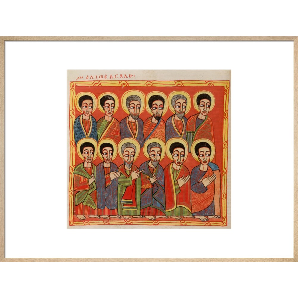 The Twelve Apostles print in natural frame