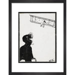 Going Up print in black frame