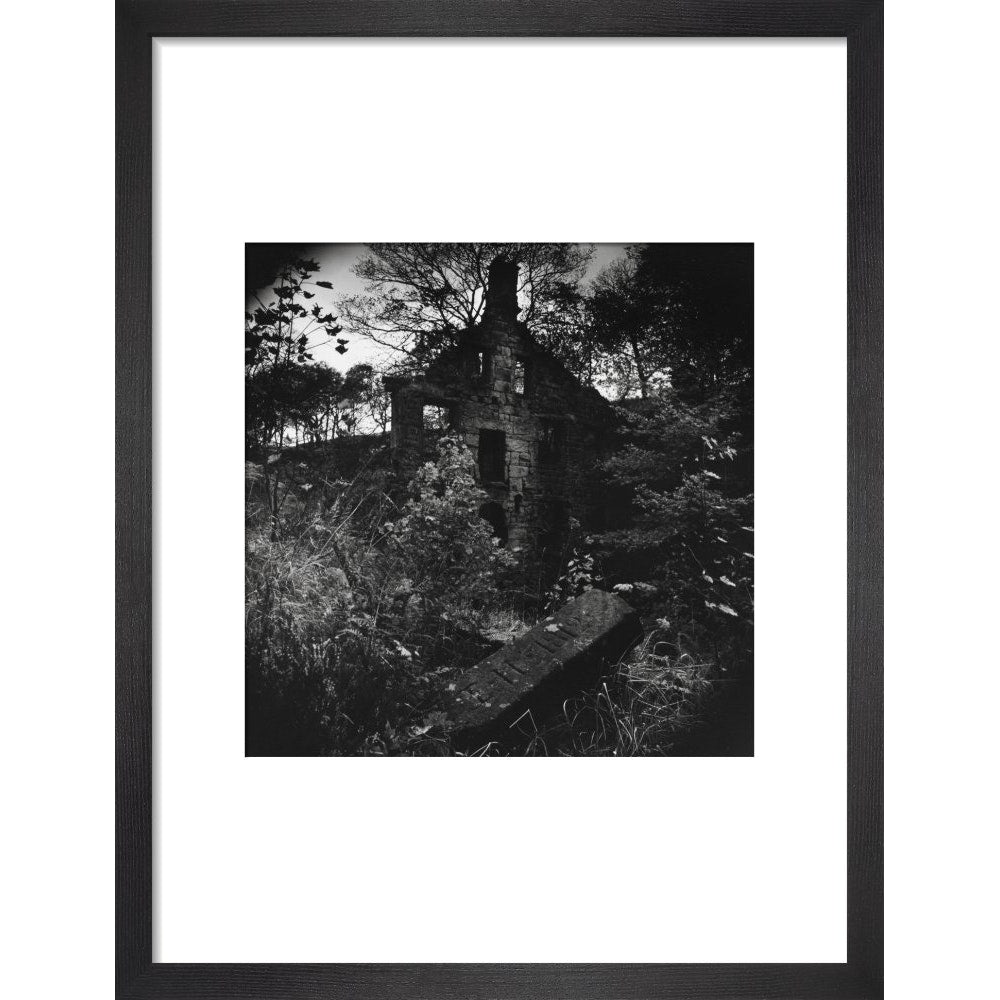 Staups Mill print in black frame