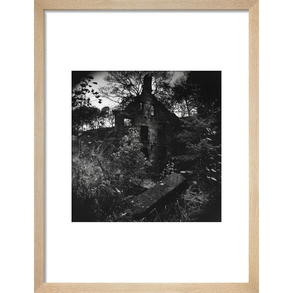 Staups Mill print in natural frame