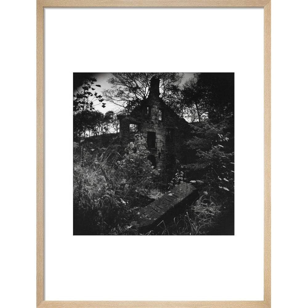 Staups Mill print in natural frame
