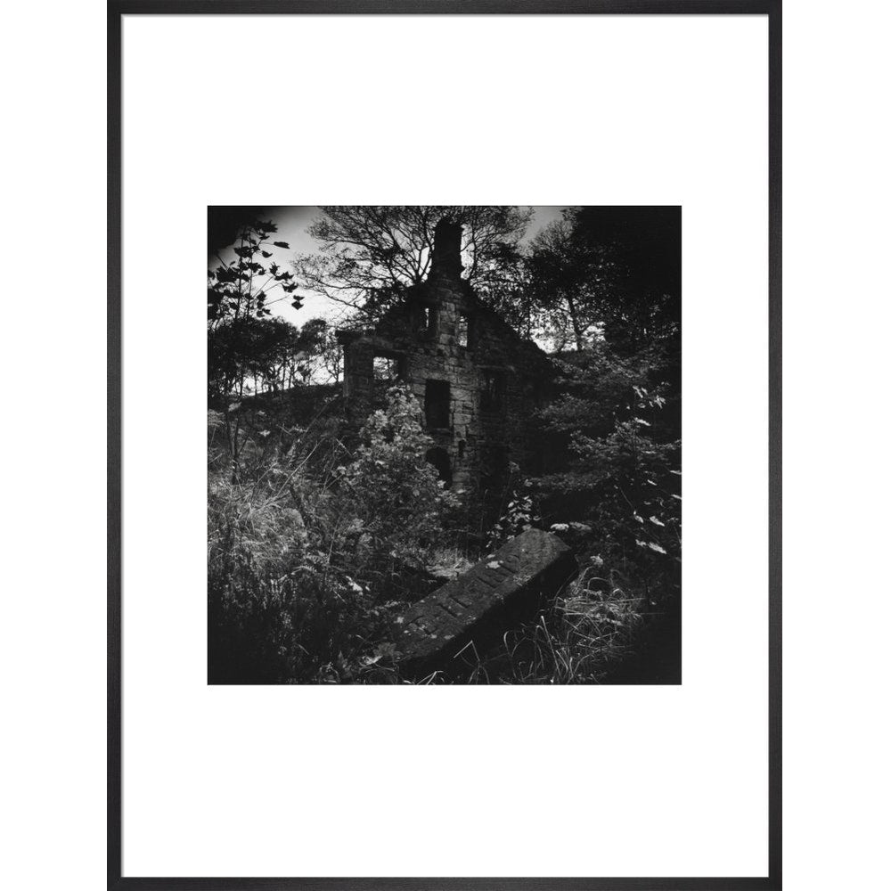Staups Mill print in black frame