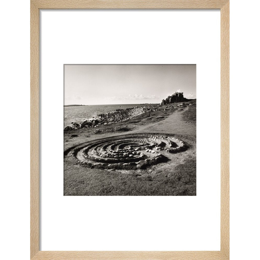 Troytown Maze print natural frame