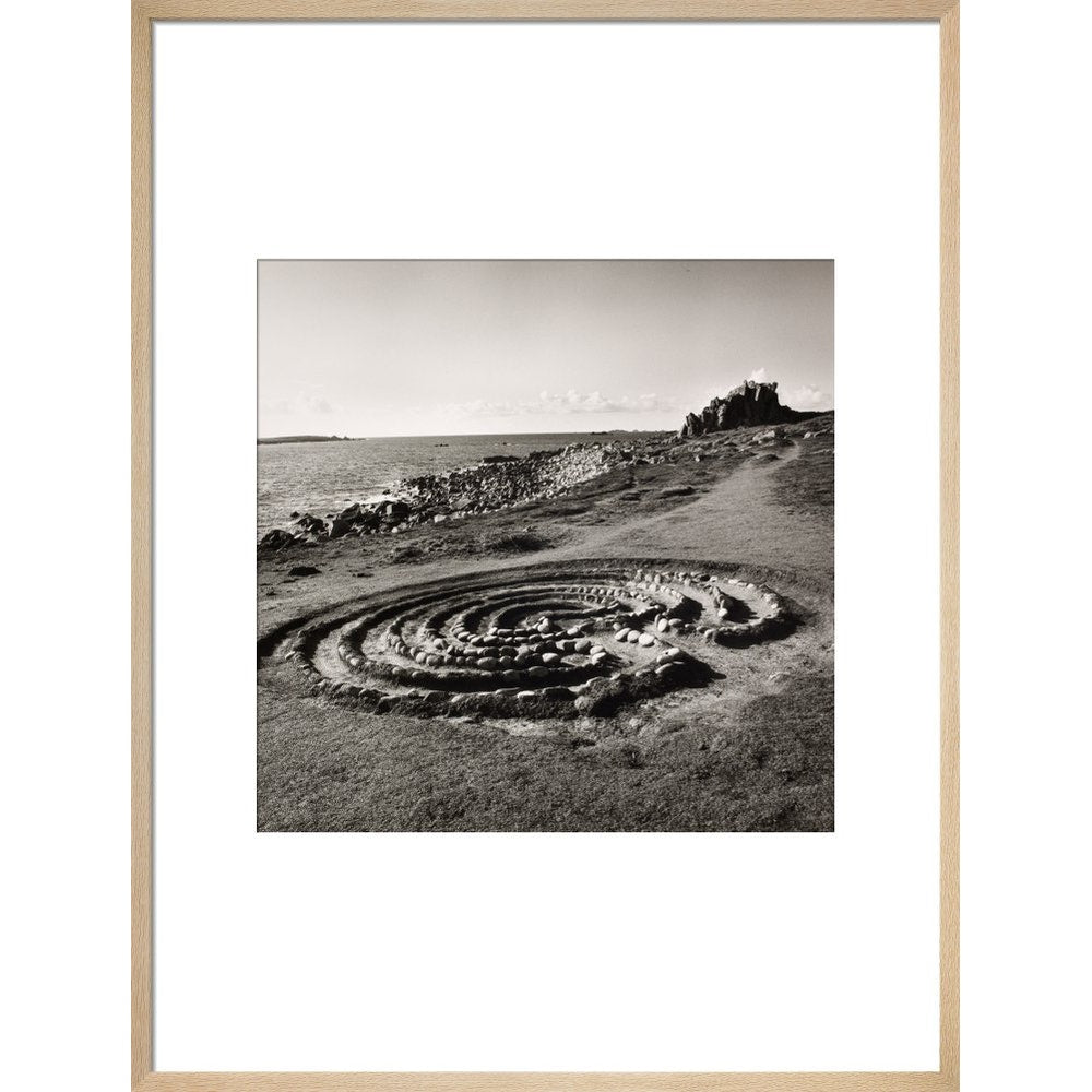 Troytown Maze print natural frame