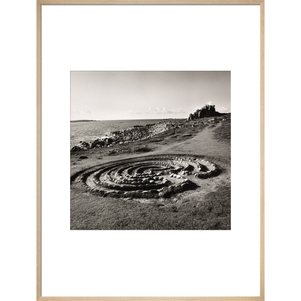 Troytown Maze print natural frame