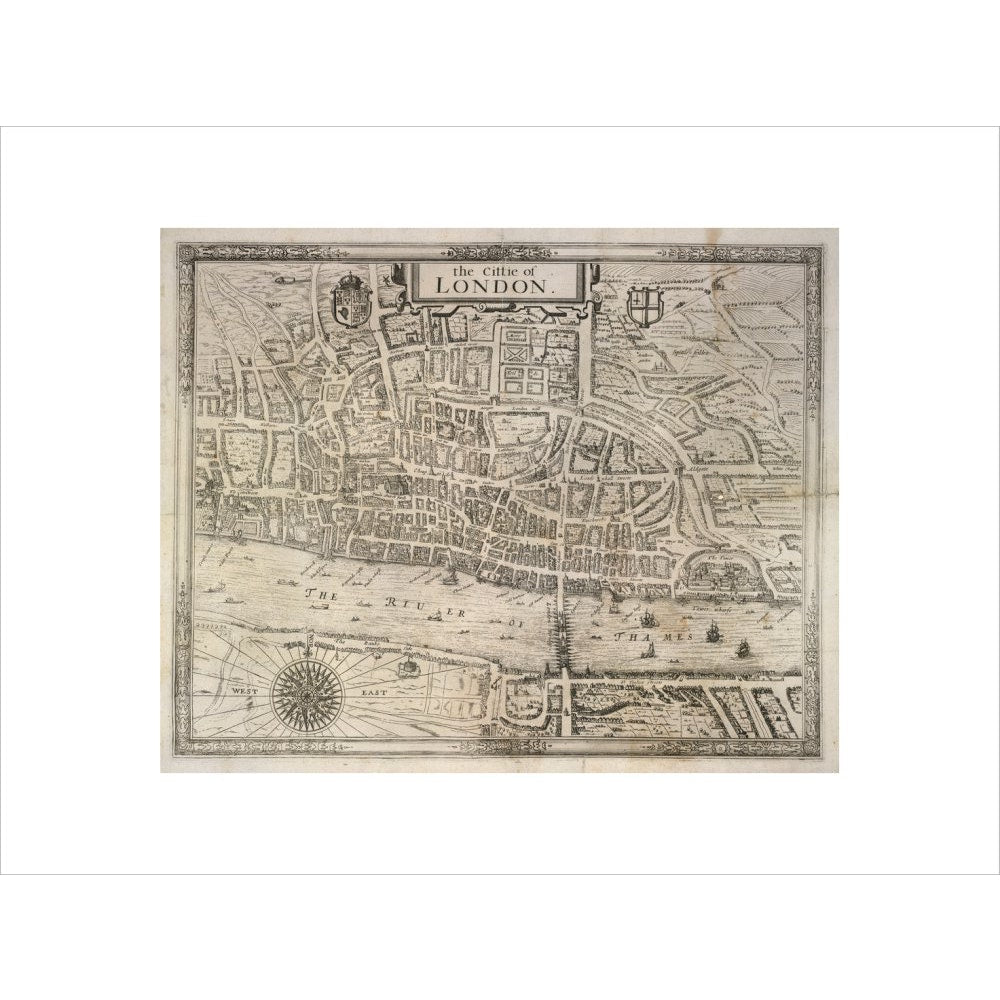 The Cittie of London print unframed