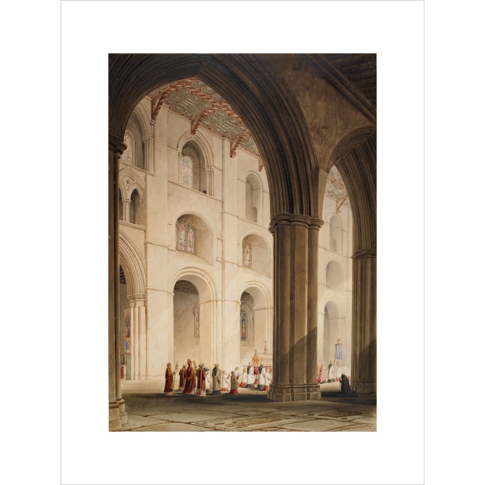 St. Albans Abbey print unframed