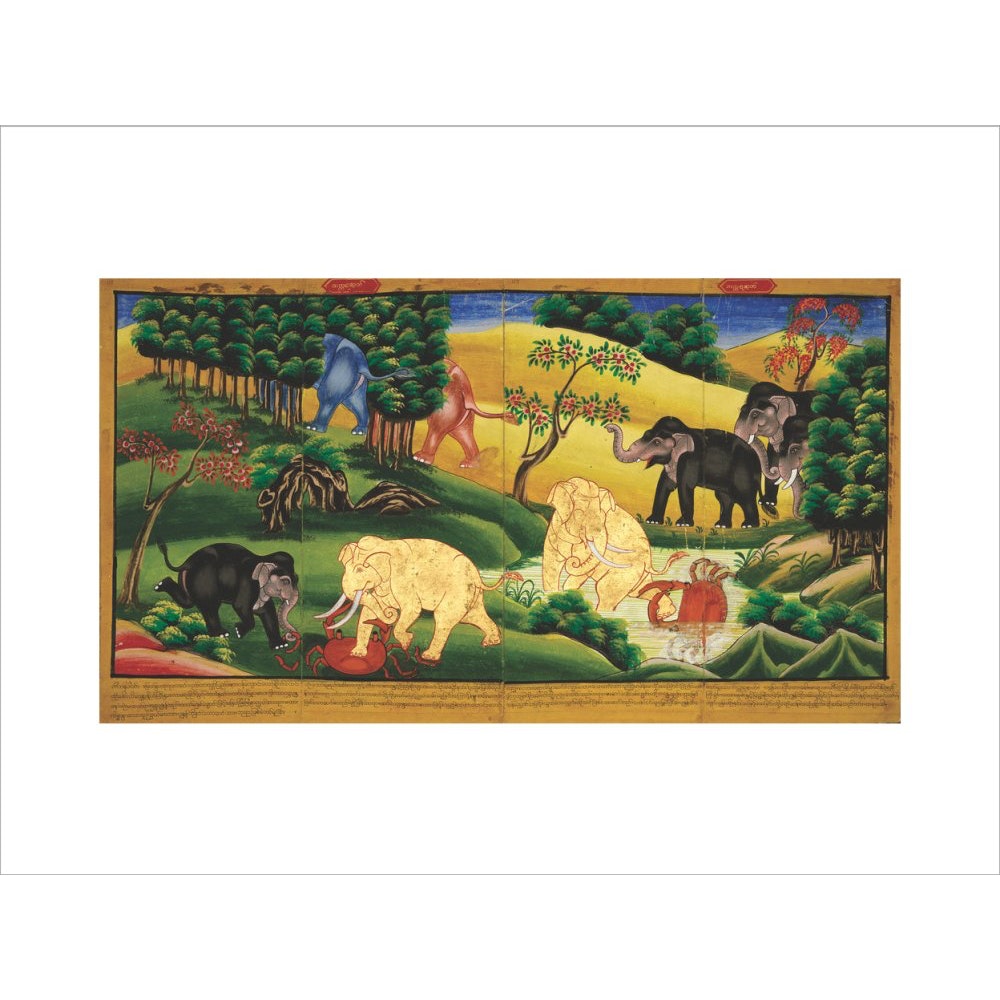 Scenes from the Jatakas print unframed