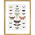 Butterflies print in gold frame