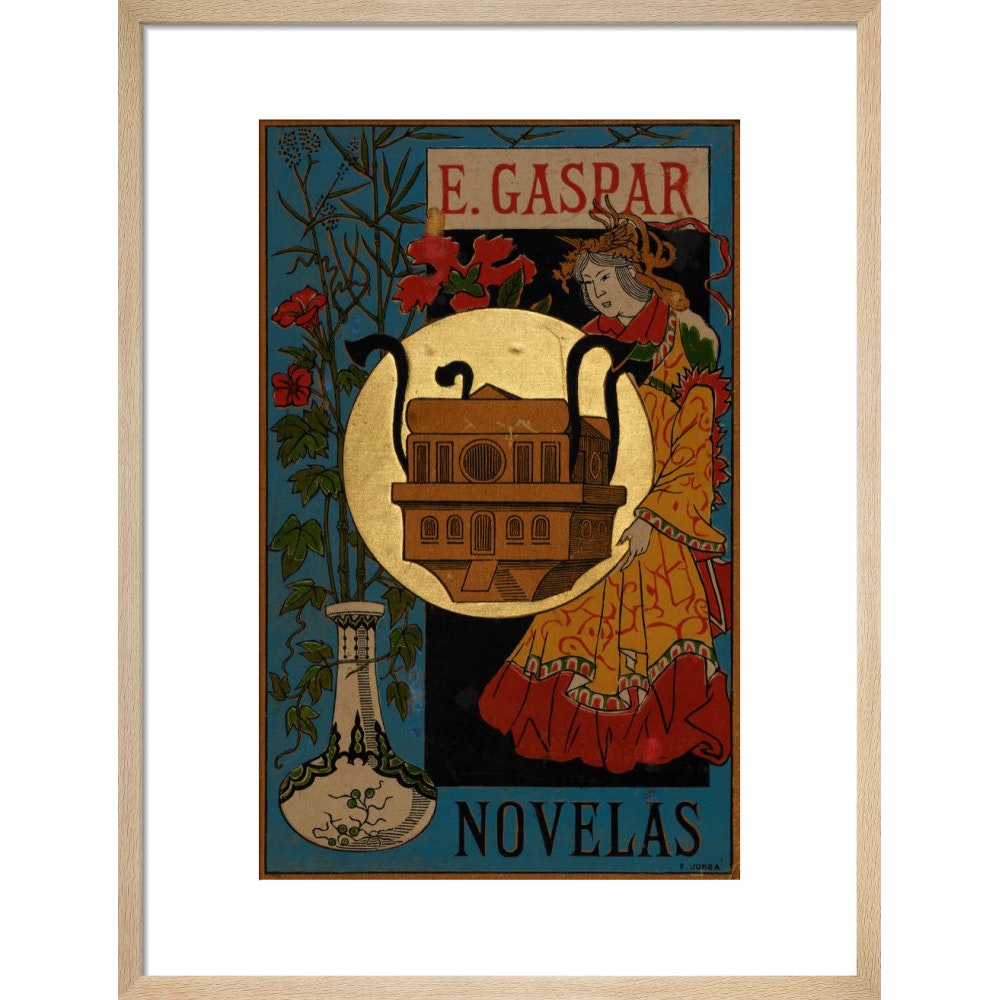 El anacronópete print in natural frame