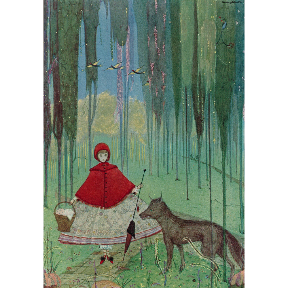 Little Red Riding Hood print