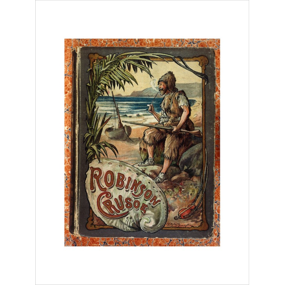 Robinson Crusoe print unframed