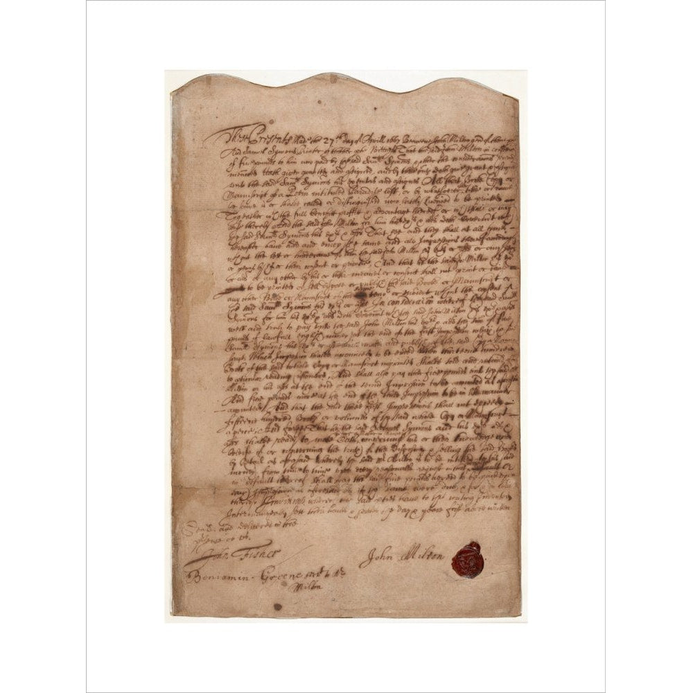 Paradise Lost contract print unframed