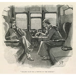 Sherlock Holmes and Dr Watson print