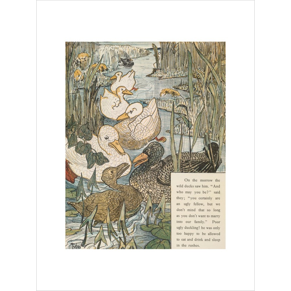 The Ugly Duckling print unframed