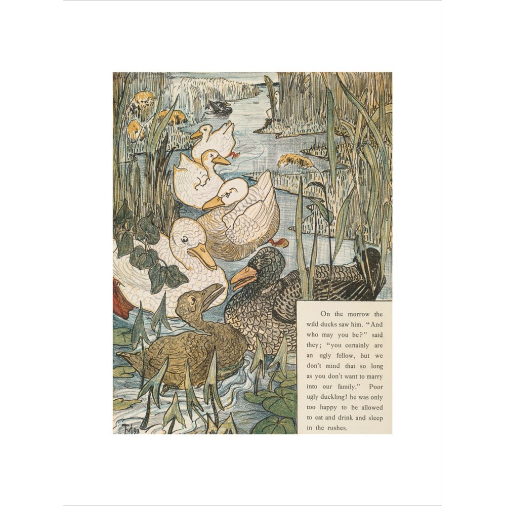 The Ugly Duckling print unframed