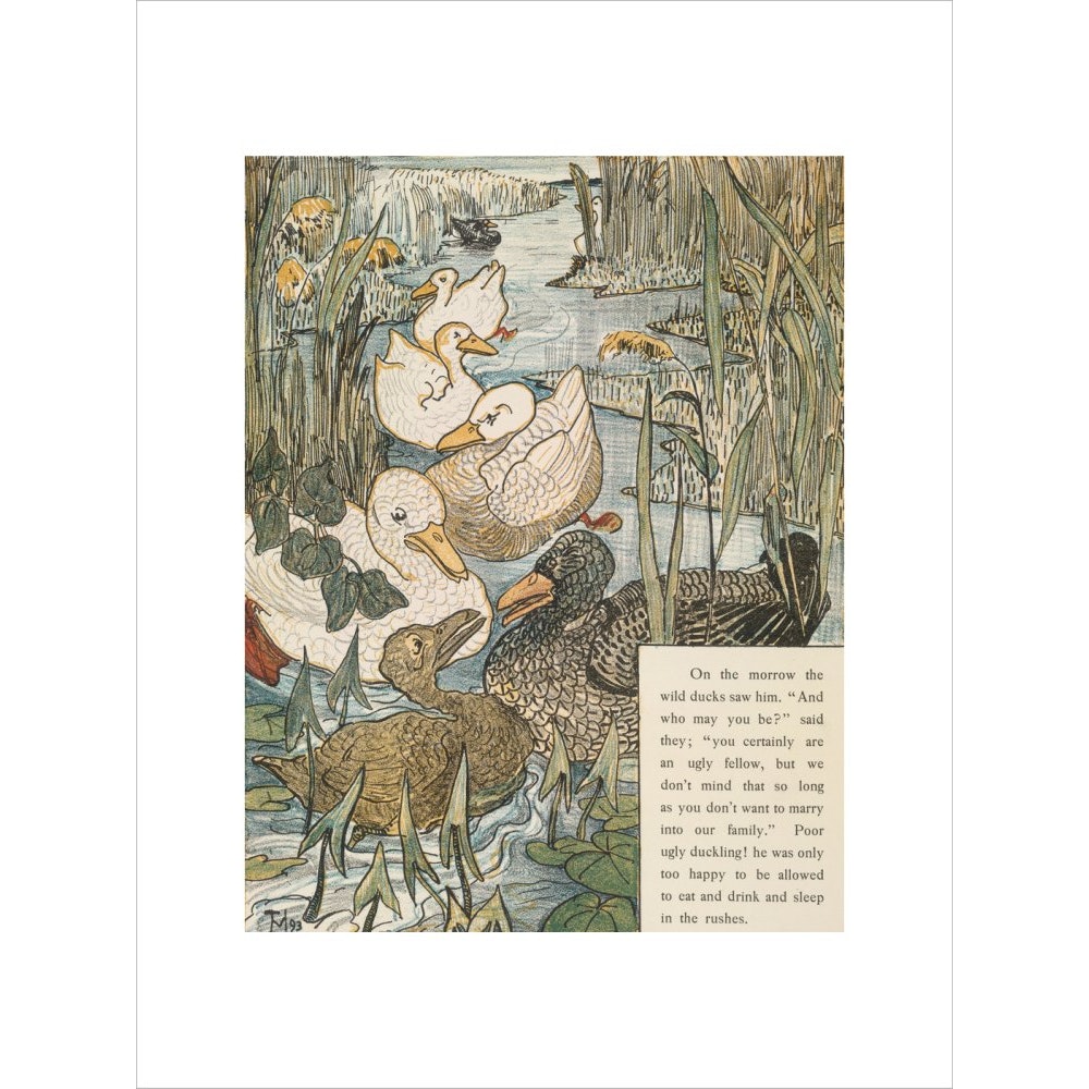 The Ugly Duckling print unframed