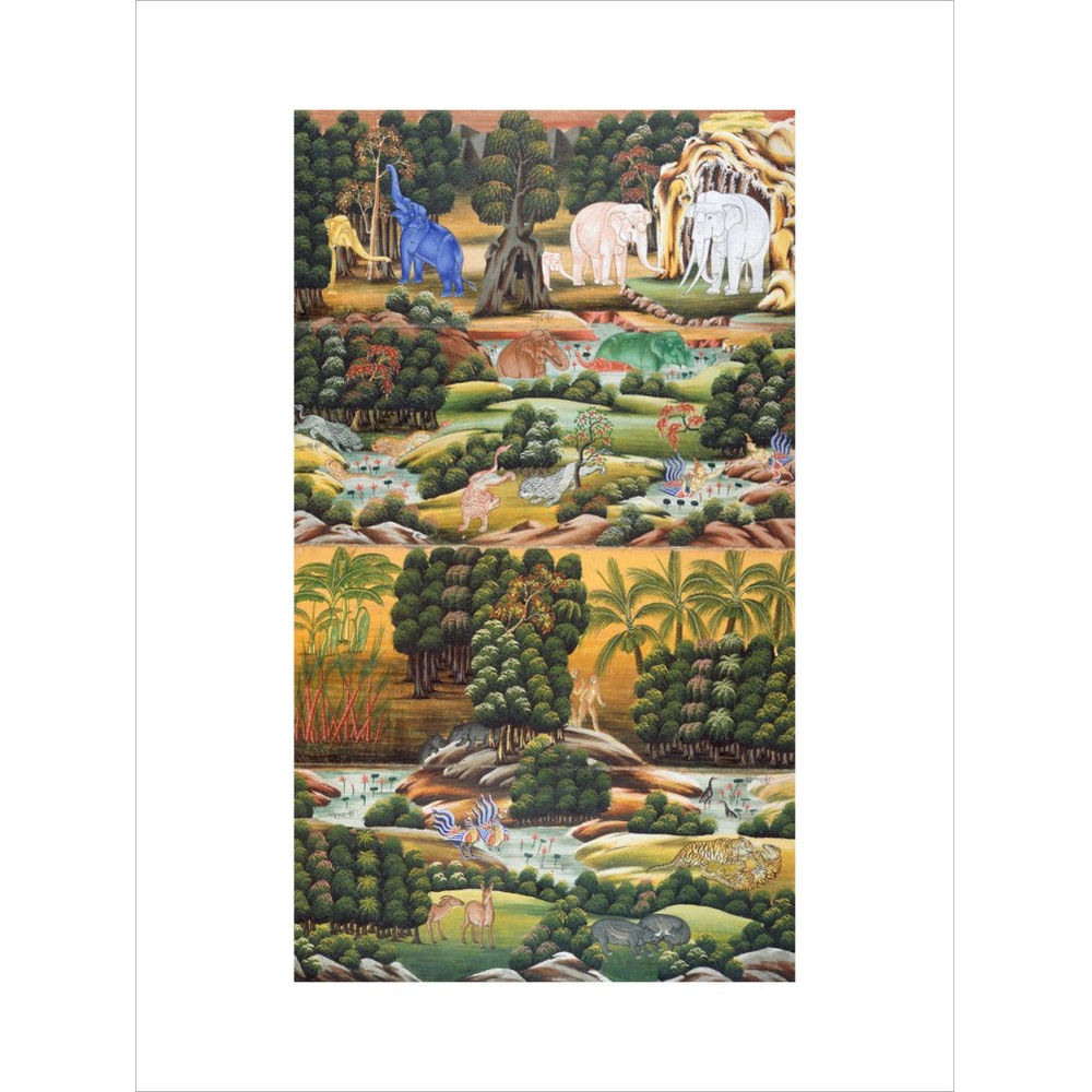 Burmese Buddhist Cosmology print unframed