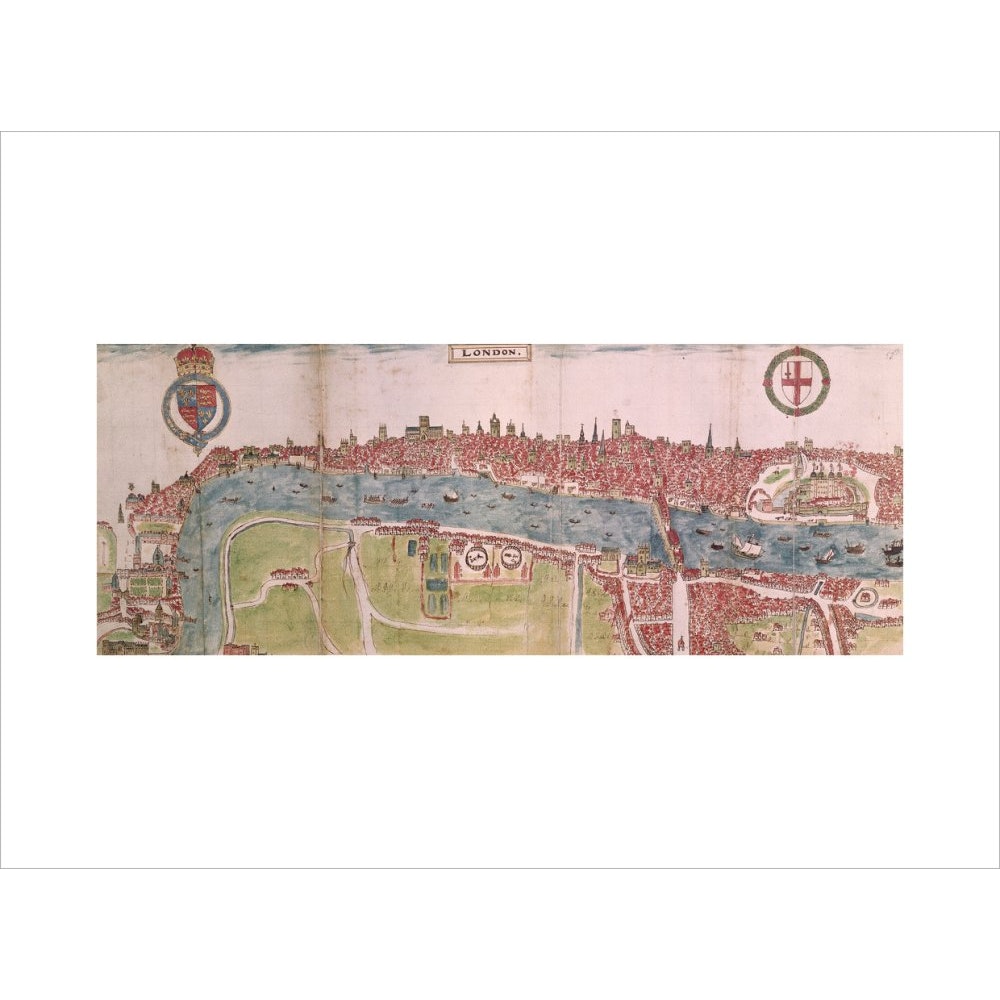 London panorama print unframed