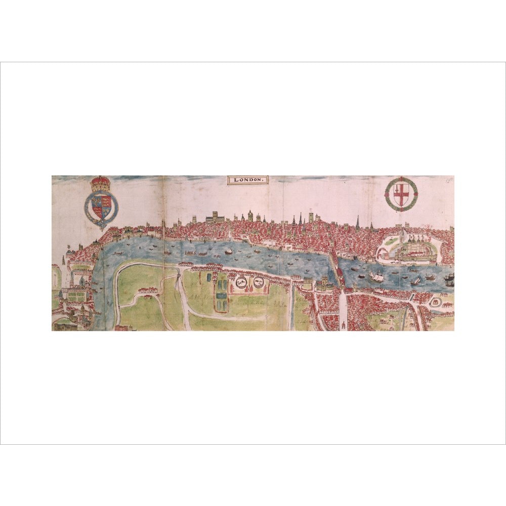 London panorama print unframed