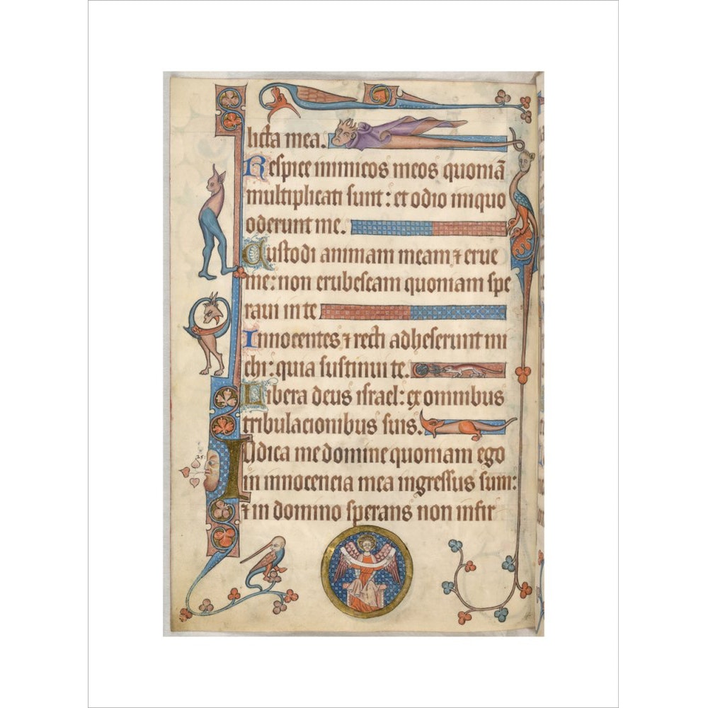 Luttrell Psalter print unframed