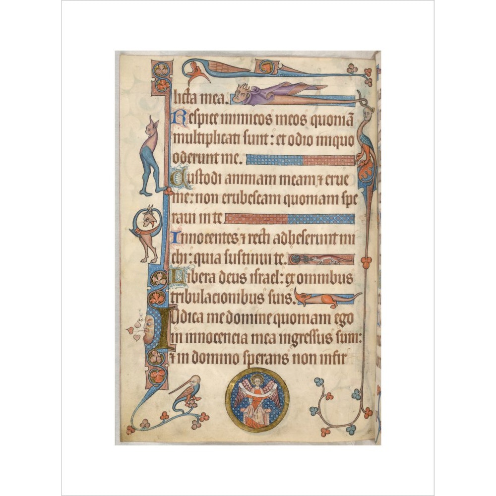 Luttrell Psalter print unframed