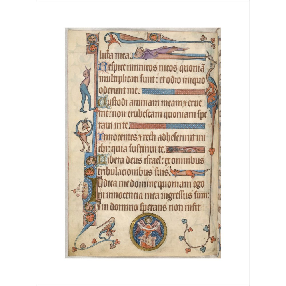 Luttrell Psalter print unframed
