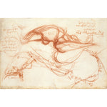 Notebook of Leonardo da Vinci (The River Arno) print