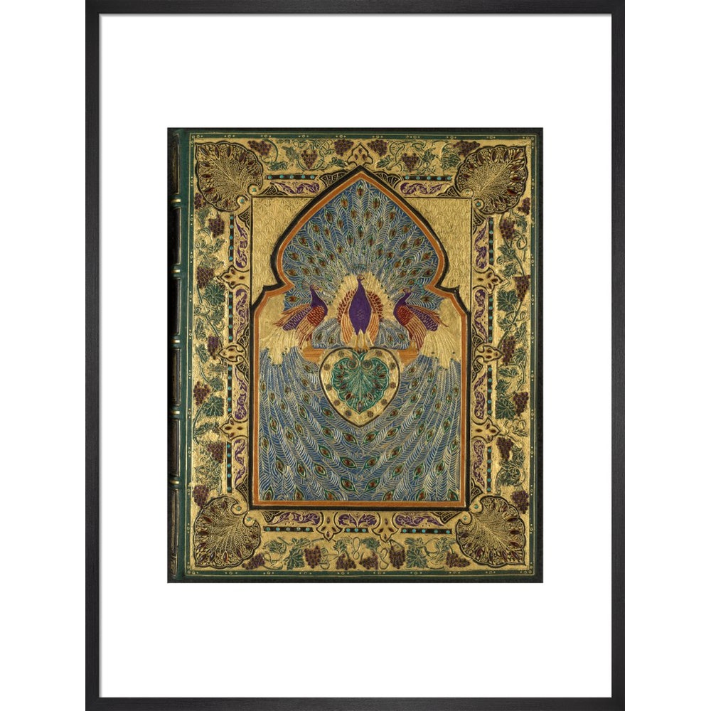 Rubáiyát of Omar Khayyám cover print in black frame