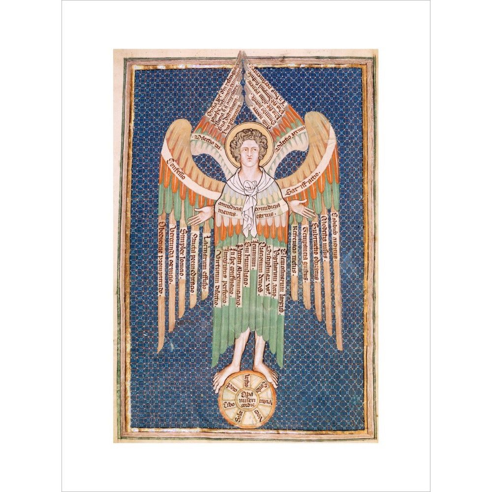 The cherub print unframed