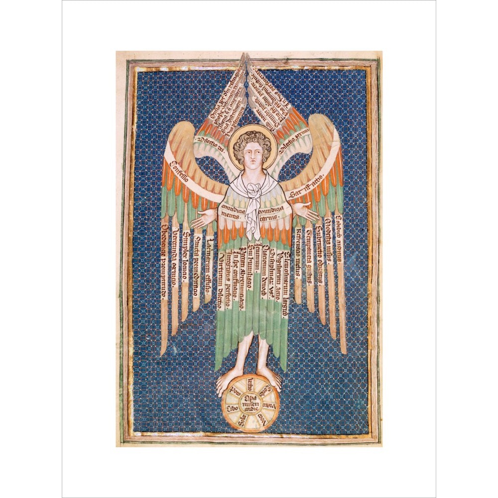 The cherub print unframed