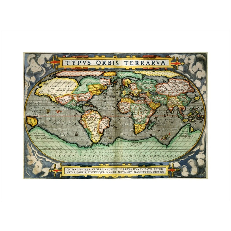 World Map (from Atlas Sive Cosmographica) print