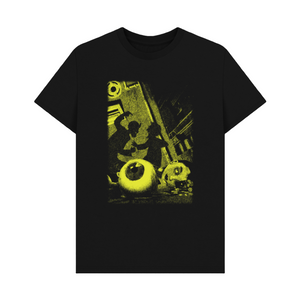 Black Printed T-shirt Promethean Horrors