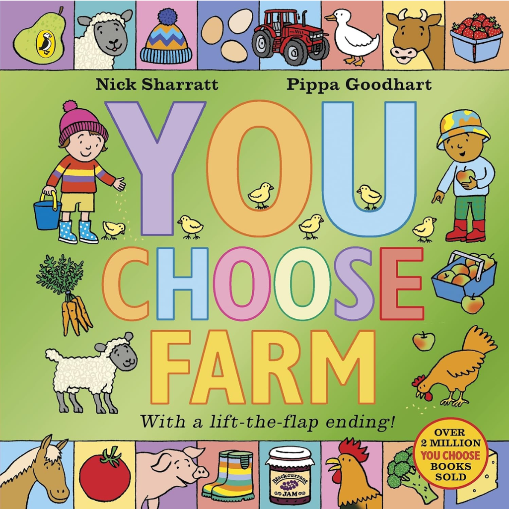 You Choose Farm: With a lift-the-flap ending Board book – 12 Feb. 2026
by Pippa Goodhart (Author), Nick Sharratt (Illustrator)
