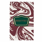 Bibliophile enamel pin badge with backing card