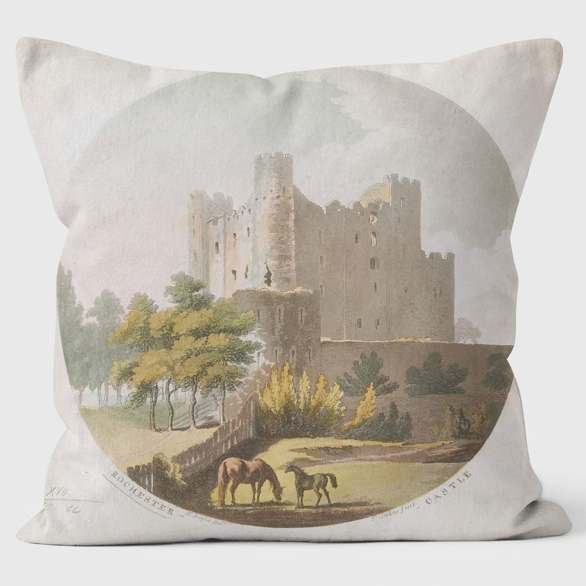 Rochester Castle Cushion Cover