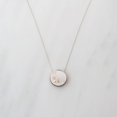Silver Moon Necklace