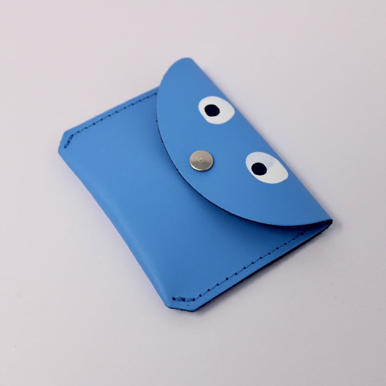 Blue Googly Eye Coin Purse