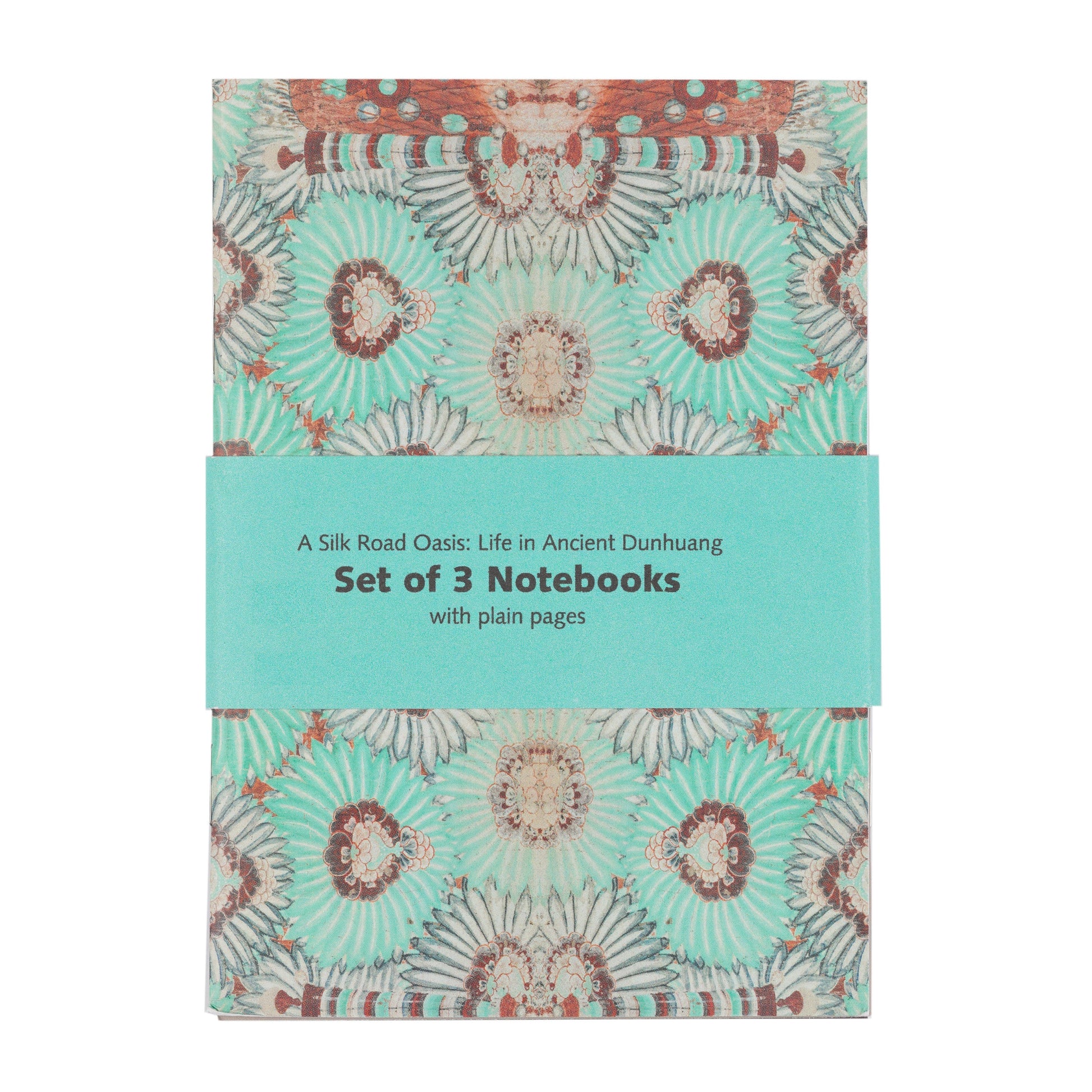 A Silk Road Oasis: Life in Ancient Dunhuang set of three notebooks based on exhibition artwork