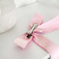 Pink Ribbon Bow Clip