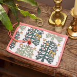 Monkey Puzzle Block Print Pouch 