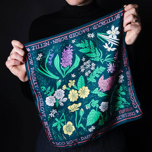 Rewilding Blooms Silk Scarf