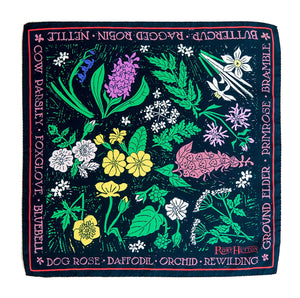 Rewilding Blooms Silk Scarf