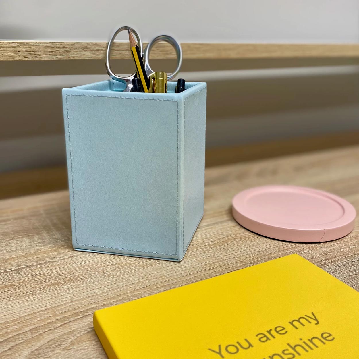 Blue Pen Pot