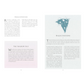 Book pages with text and a diagram on a white background