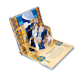 Pop-up book with Egyptian-themed illustrations on a white background