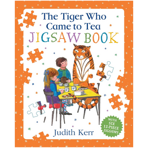 The Tiger Who Came to Tea Jigsaw Book Front Cover Image