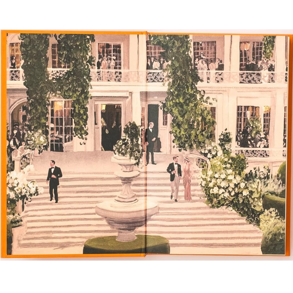 The Great Gatsby by F Scott Fitzgerald, Illustrated Edition, Internal Spread Image
